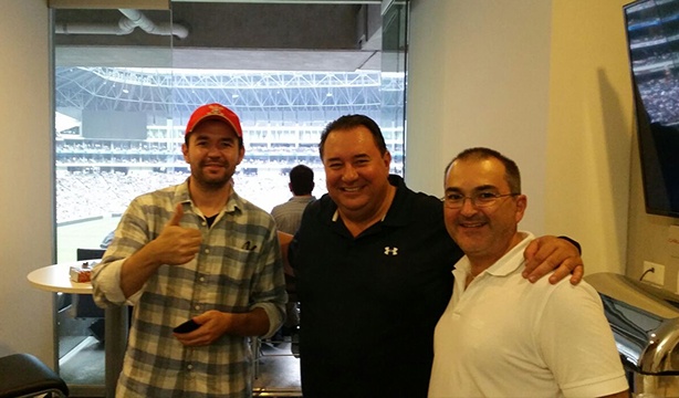Panel Rey  presente en el nuevo estadio de Monterrey