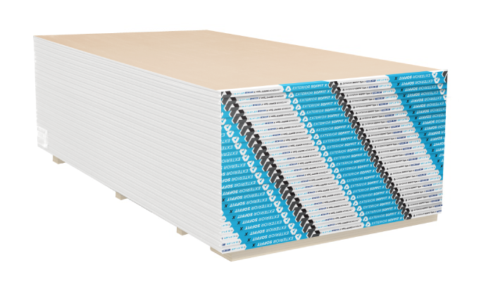 Exterior Soffit X | High-Temperature Resistant Gypsum Board